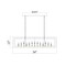 Z-Lite Easton Linear Chandelier, 13-Light, 13 In.W x 54 In.L x 13 In.H, Rubbed Brass/Rubbed Brass 3038-13L-RB - alternate 8